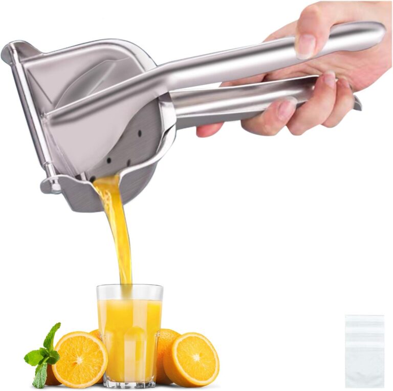 Stainless steel manual juicer