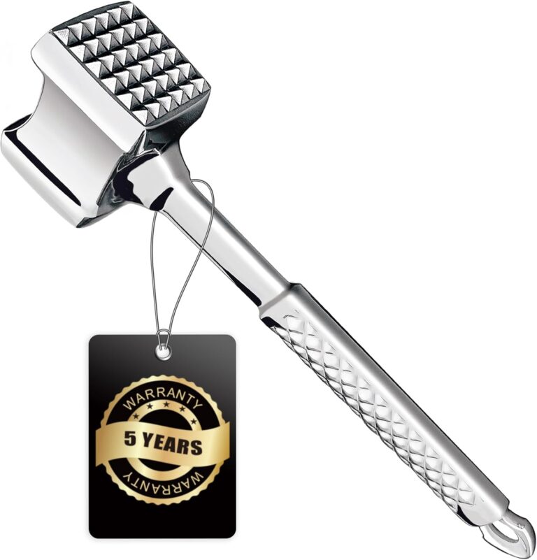 Stainless steel steak tenderizer